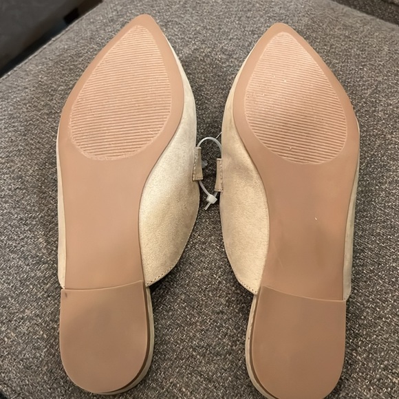 Madden Girl Tan Suede Loafer Mule Slide Slip On Sz 9.5 NEW - Picture 6 of 6